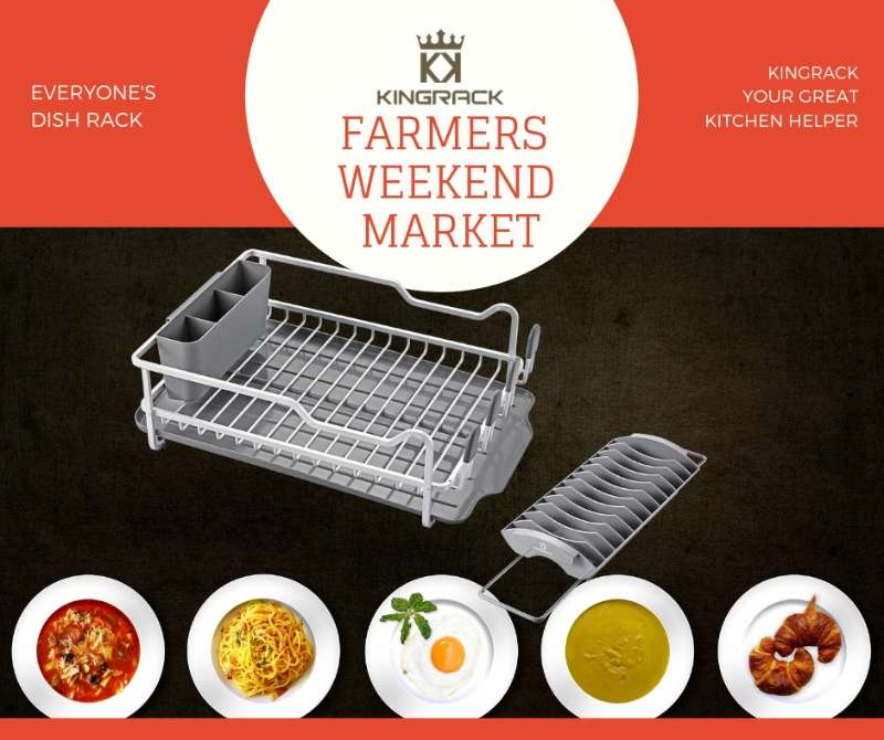 Kingrack stainless dish rack