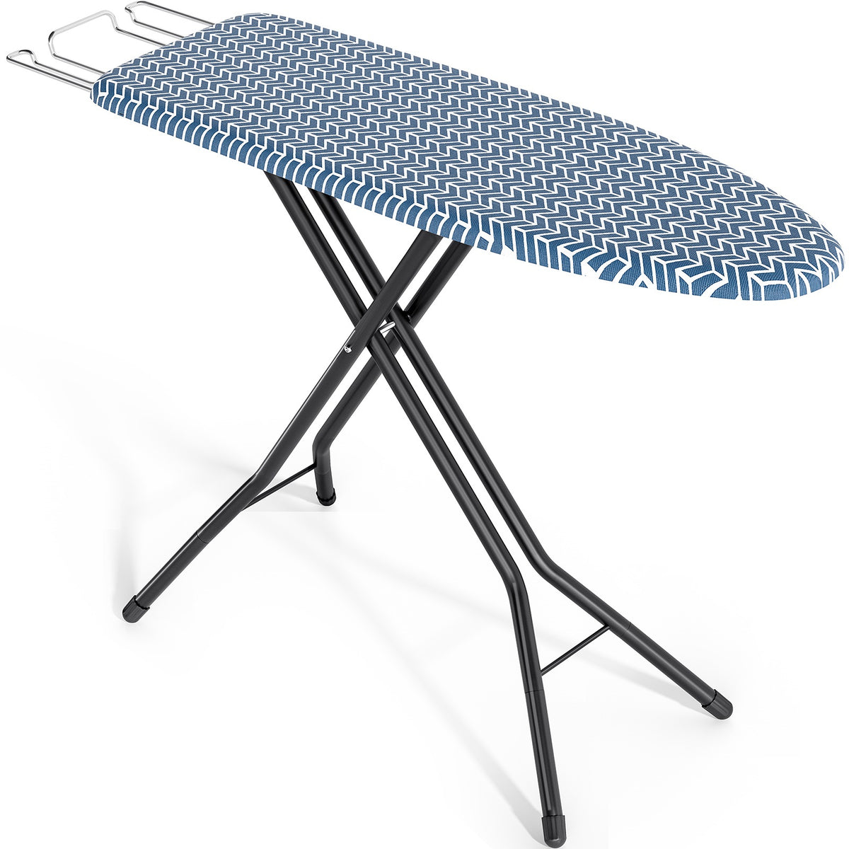 Foldable Ironing Board Full Size 43x13, 7level Height Adjustable — VC-DY-P1343H-22B-DF