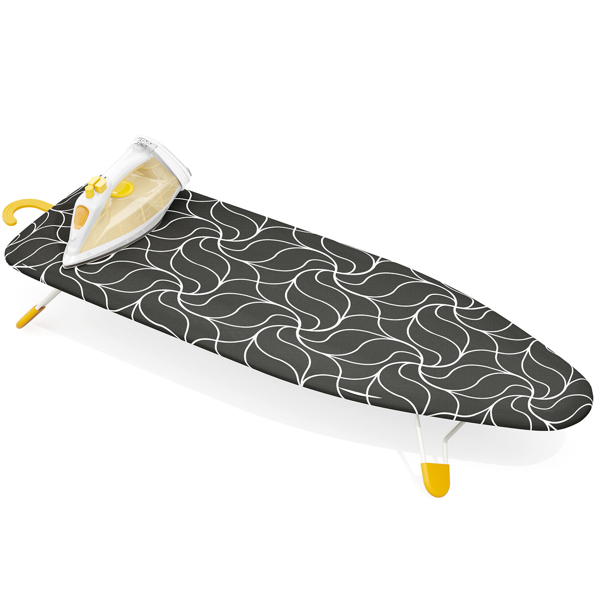 Small Ironing Board Tabletop, All-Metal Mesh Panel, for Dorm Apartment — VC-KK-RY1238DZ-7GY-DF