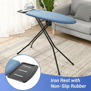 Kingrack Ironing Board,Iron Stand with Iron Rest, 7 Levels Adjustable Height,45"x13", P1336H1-22