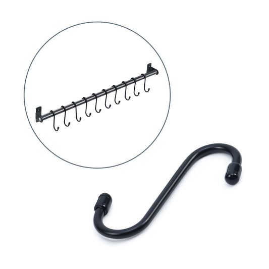 Kitchen Rack S Hook, Pack of 10(for Kitchen Utensil Rack ONLY)