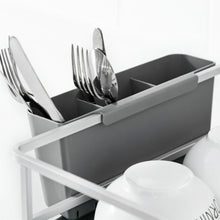 Aluminum Dish Rack with Expandable Over Sink Plate Rack, Drip Tray, WK112040