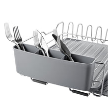 Stainless Steel Dish Rack with utensil holder