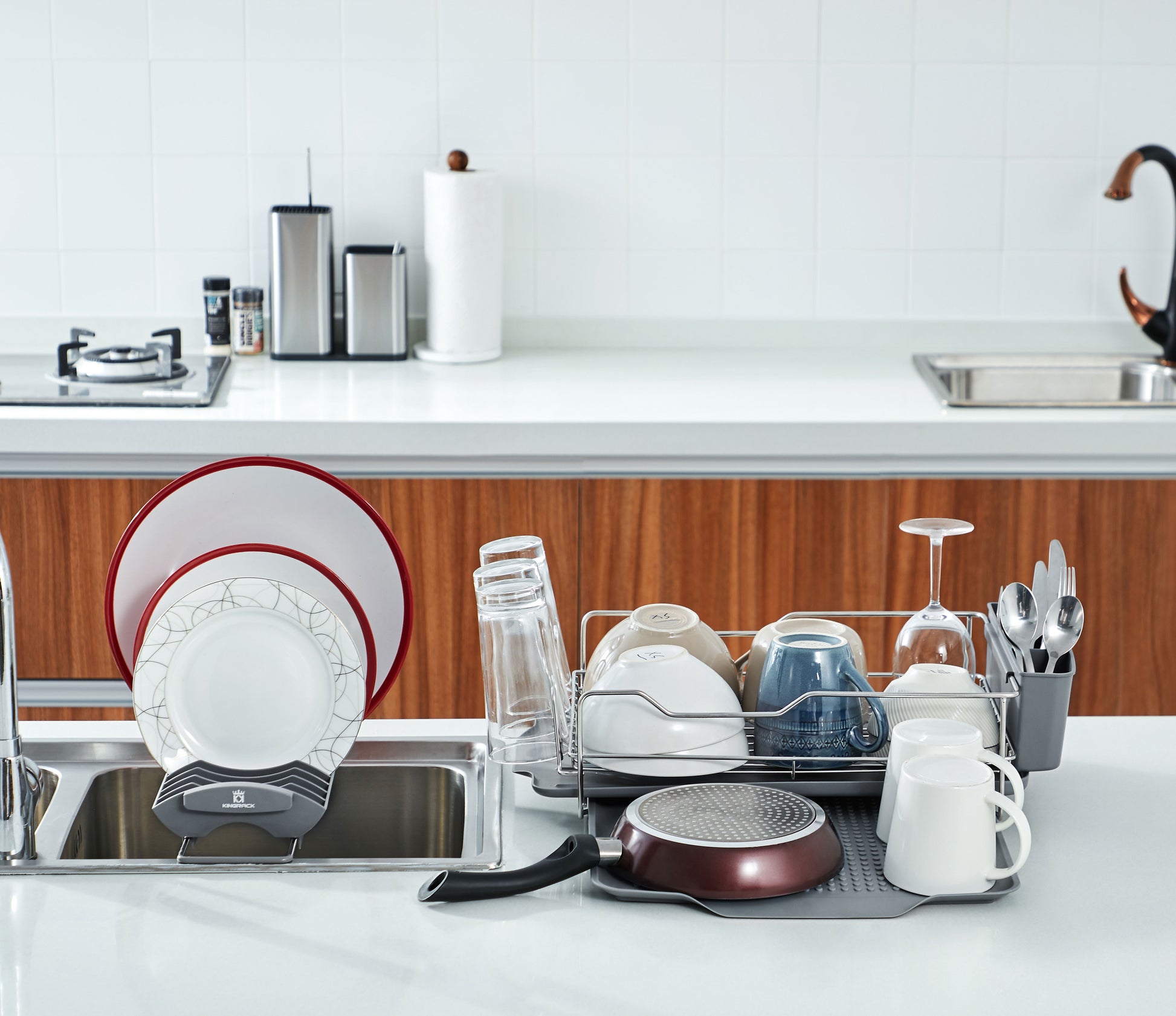 Large Capacity Stainless Steel Dish Drying Rack
