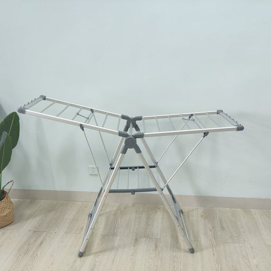KK Kingrack Aluminum Laundry Clothes Storage Drying Rack Portable Folding Dryer Hanger,148108B