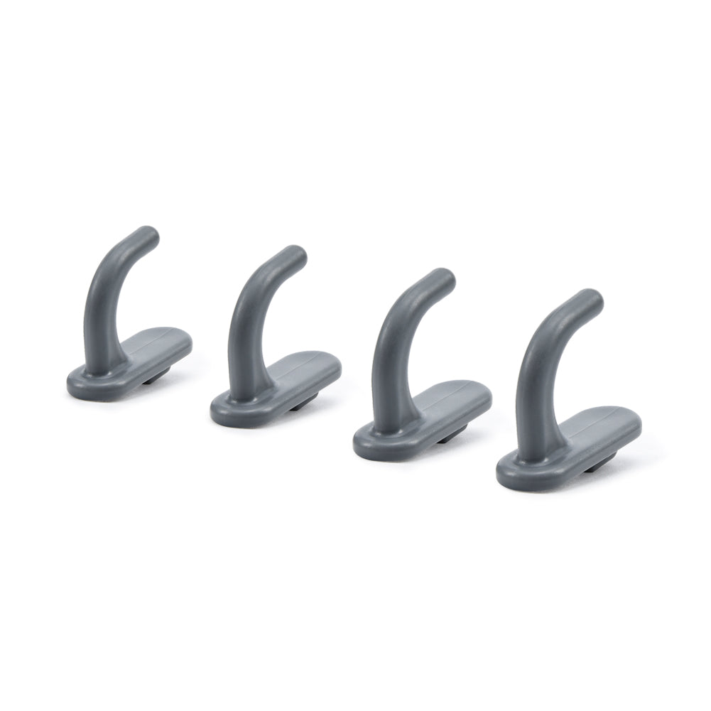 Pegboard Hooks, Pack of 4, White(for 3-Tier Storage Rolling Cart with Removable Pegboard ONLY)