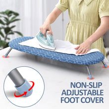 KINGRACK Fol dable Ironing Board, Tabletop Small Ironing Board with 2 Heat Resistant Ironing Cover, Portable Tabletop Ironing Board wiht Non-Slip Feet for Home Travel Use,P1232D-16
