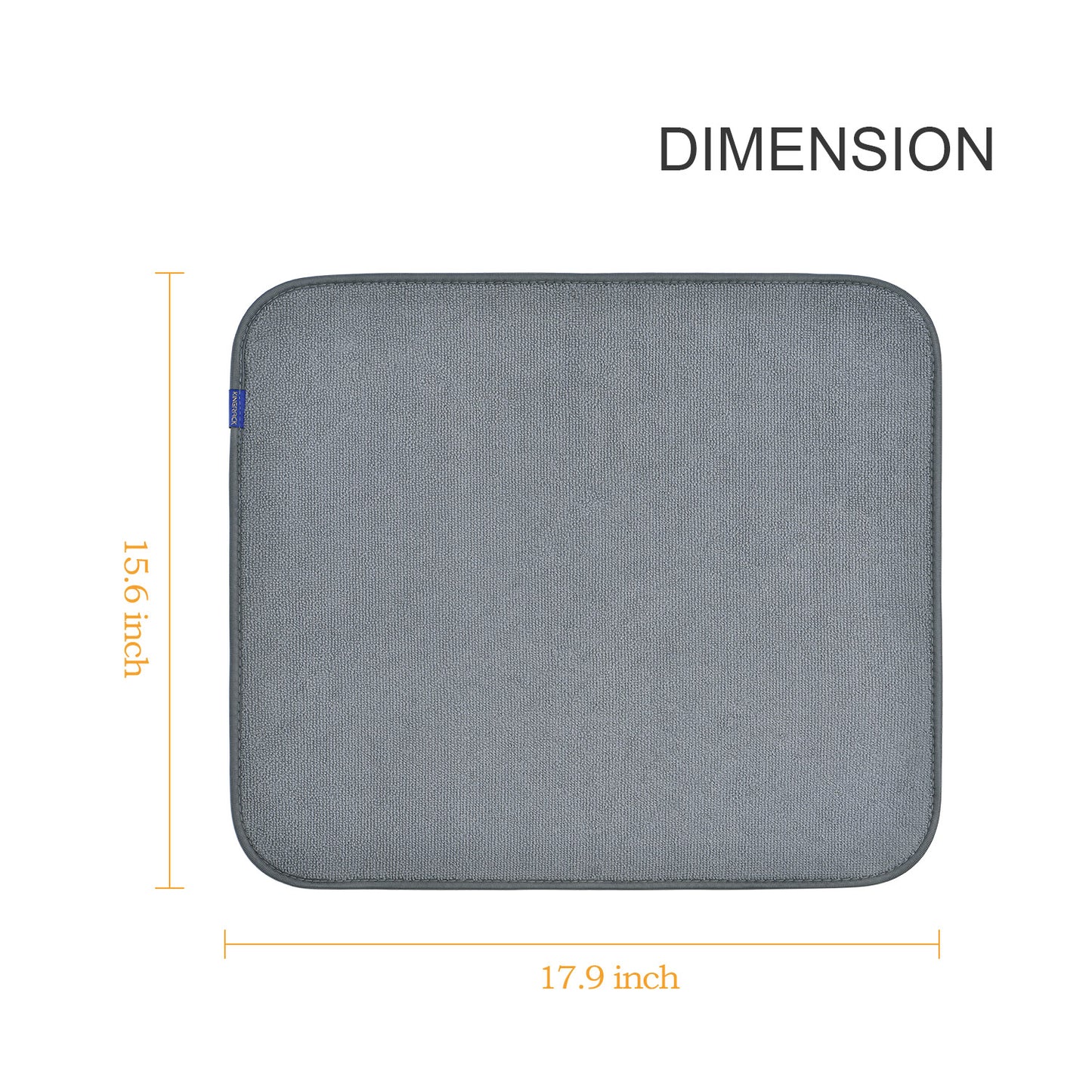 Microfiber Dish Drying Mat, Reversible Fast-Drying Dish Draining Mat, WK140508