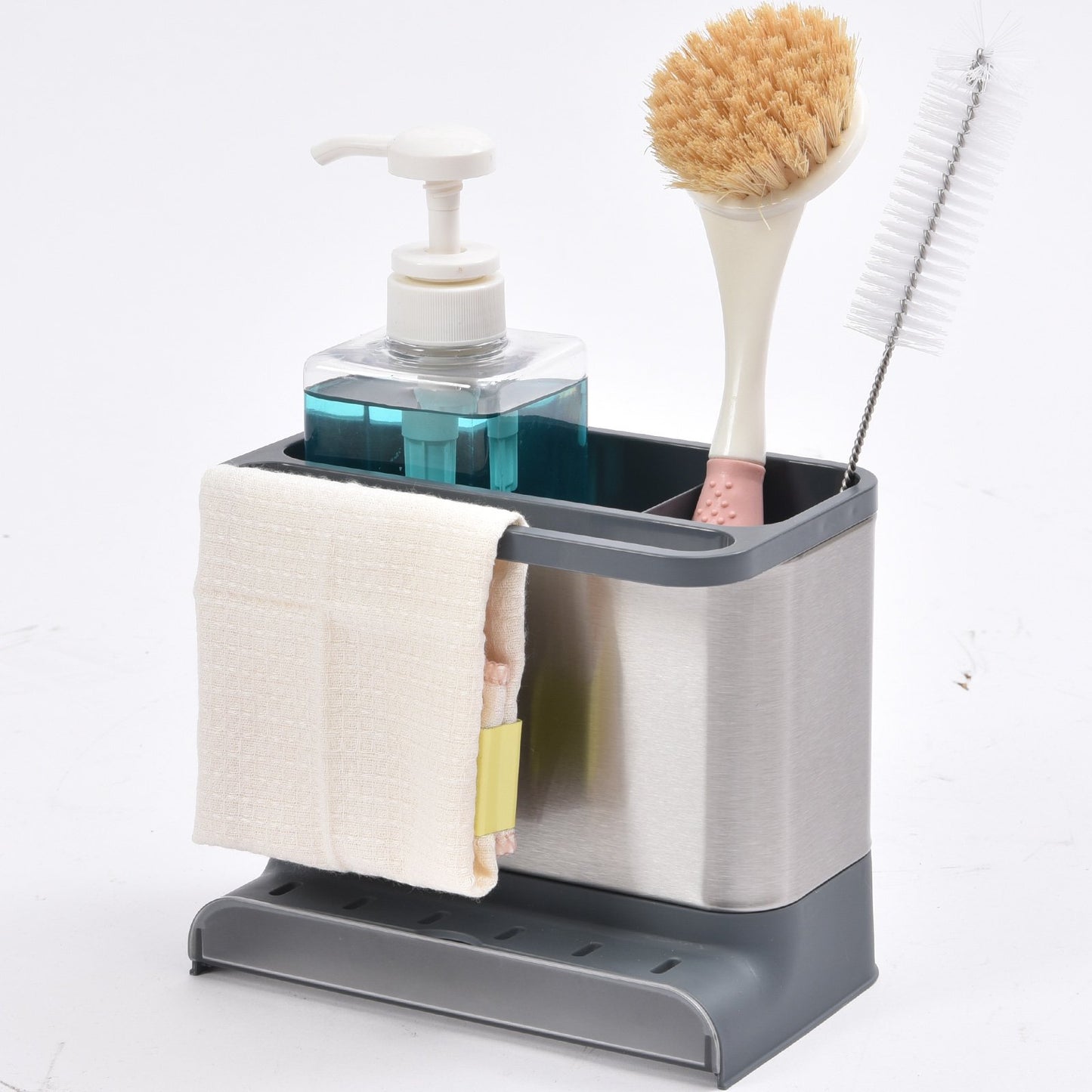 Kingrack Stainless Steel Sink Organizer, Kitchen Sink Caddy Organizer,WK810561